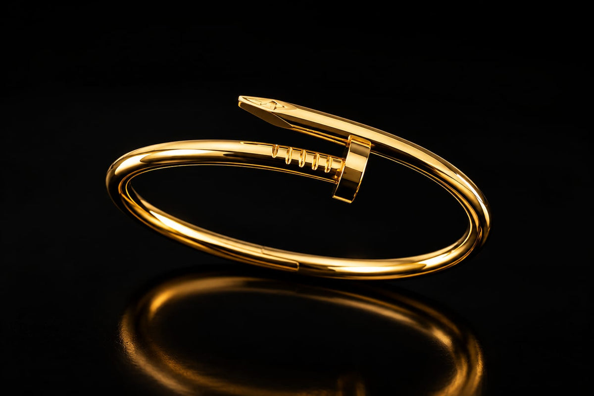 Cartier Golden Juste Un Clou Nail Bracelet