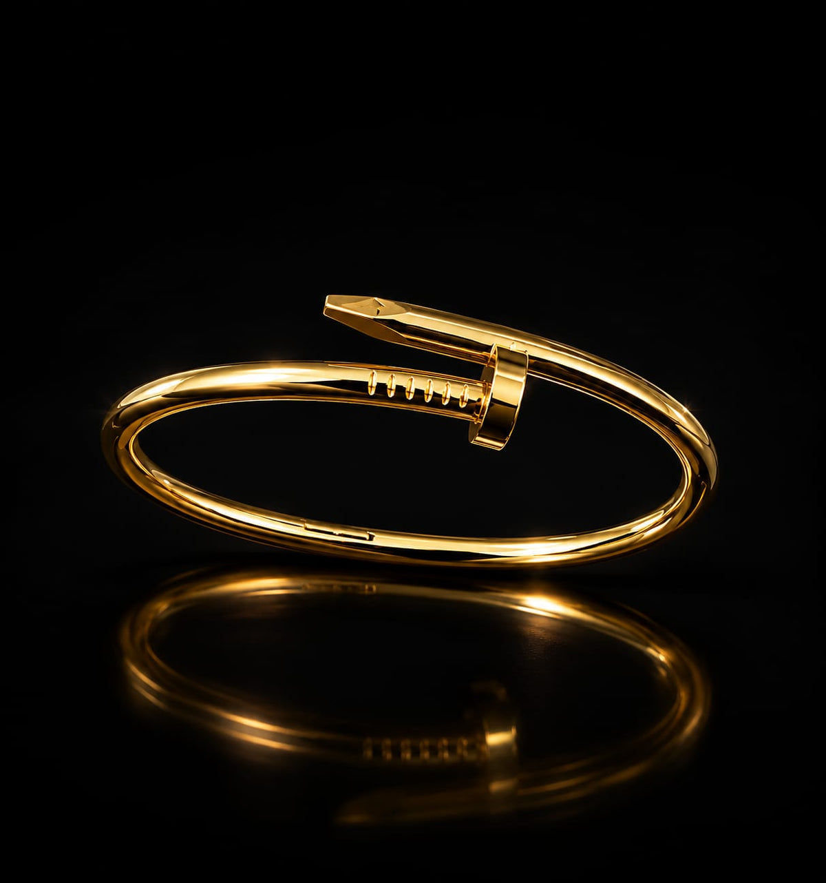 Cartier Golden Juste Un Clou Nail Bracelet