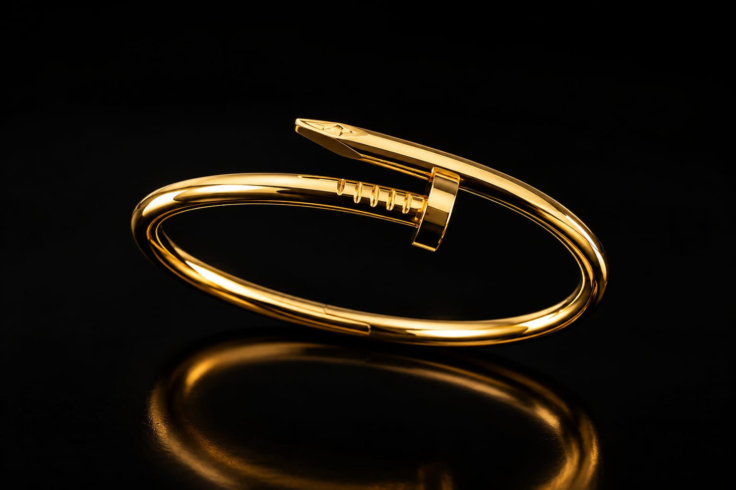 Cartier Golden Juste Un Clou Nail Bracelet
